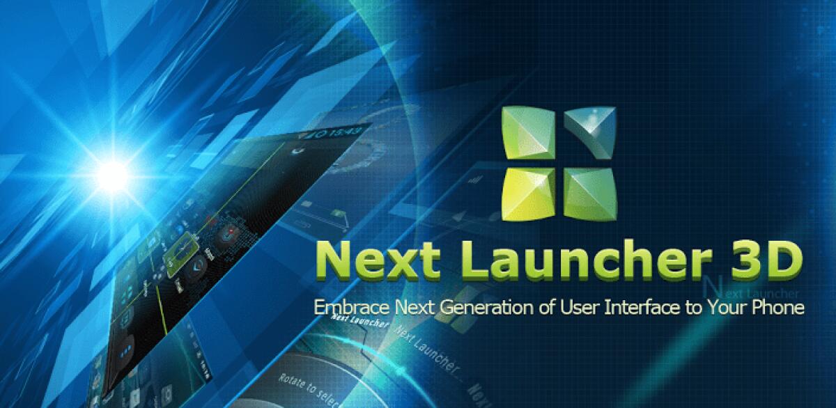 Next Launcher 3D Gratis: Spettacolare Launcher Alternativo con Effetti 3D del GO Team  [Android App del Giorno - 100% Gratis] - 