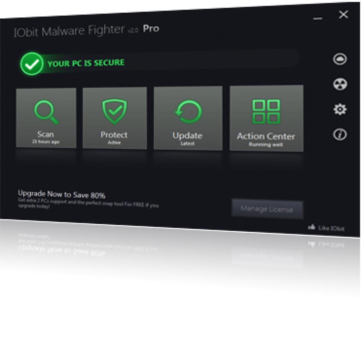 IObit Malware Fighter 2 Pro con Licenza di 6 Mesi: Elimina Virus, Malware, Spyware e altre applicazioni Dannose Gratis - 