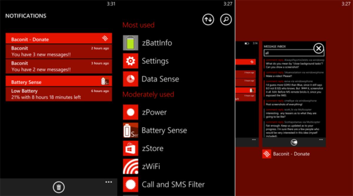 Ecco il centro notifiche di Windows Phone 8 in anteprima - 