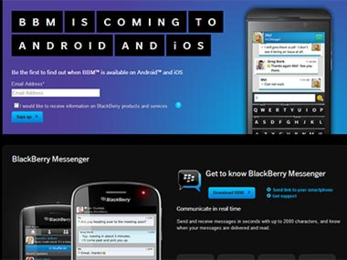 BlackBerry Messenger arriva su Android e iOS a partire dal 27 Giugno - 