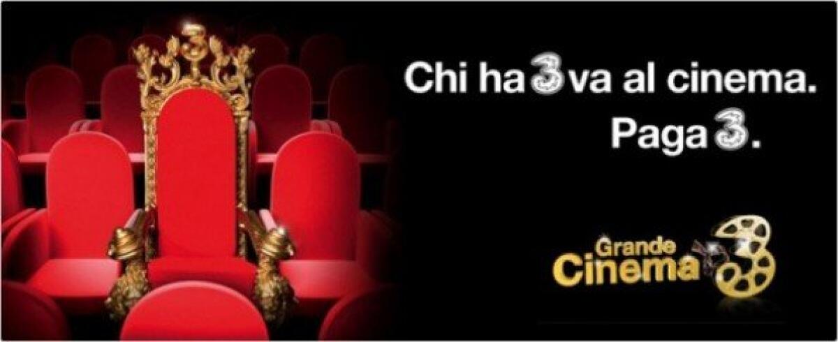 [OFFERTE TELEFONIA] Grande Cinema 3 prorogato fino al 30 Agosto - 