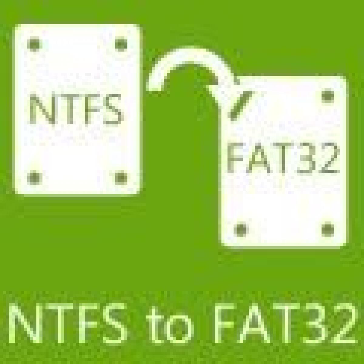 NTFS to FAT32 Wizard 2.3.1 con Licenza: Convertire File System NTFS in FAT32 o FAT32 in NTFS - 
