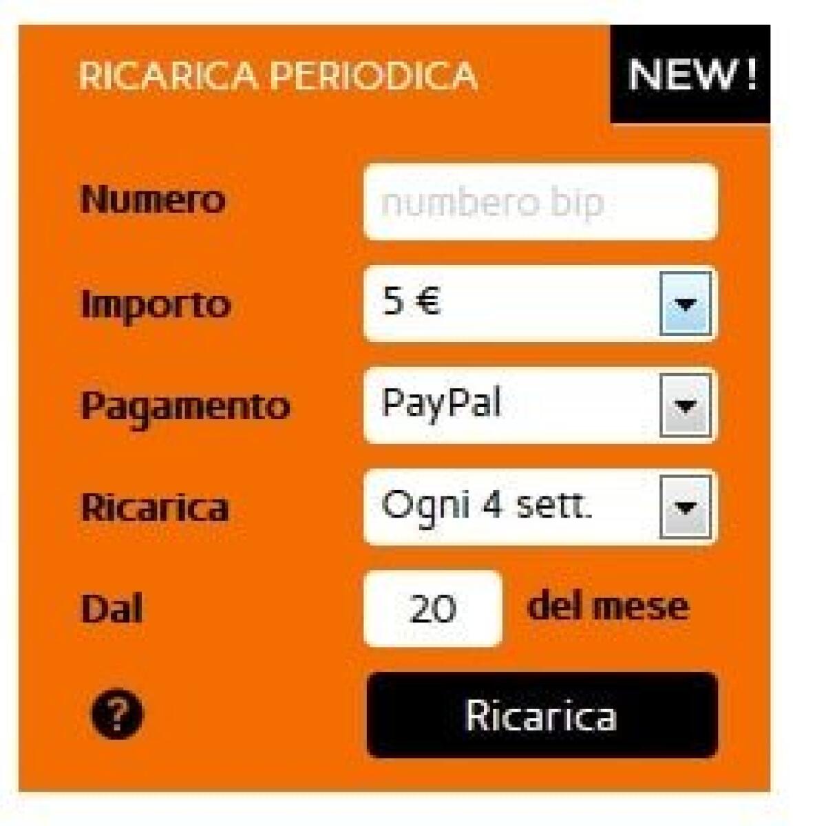 Cos'è e come funziona la Ricarica Periodica di Bip Mobile per non lasciare il tuo telefonino senza Credito - 