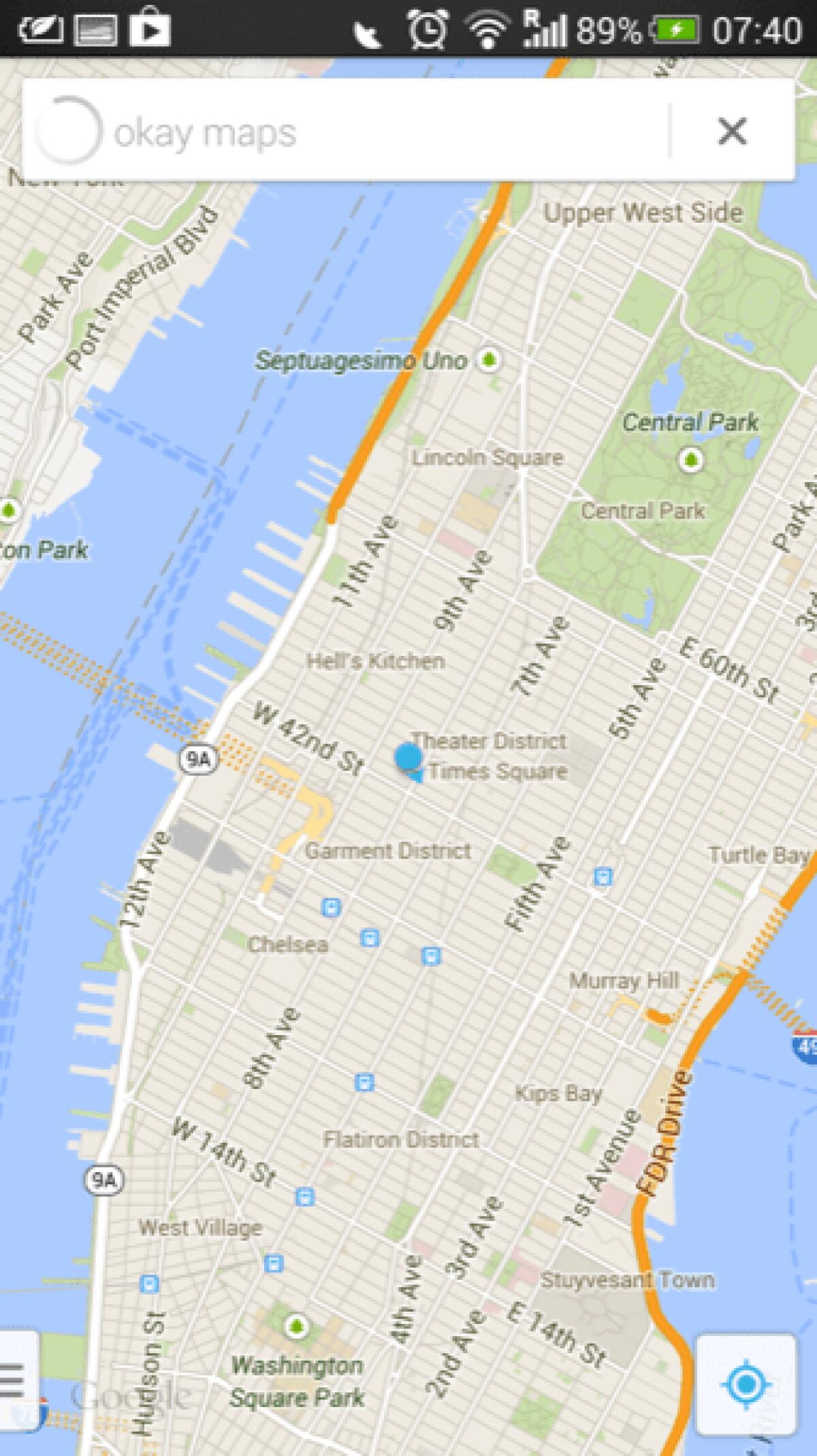 Salvare e scaricare offline le mappe di Google in Google Maps 7 per Android - 