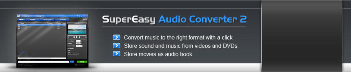 SuperEasy Audio Converter 2.1.3063 Gratis con Licenza: Convertire Video in Mp3, Mp3 in OGG, WAV e tanti altri formati [Windows App] - 