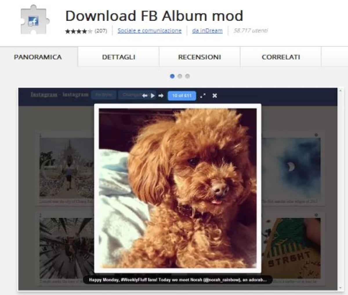 Scaricare album di foto da Facebook con FB Album mod - 