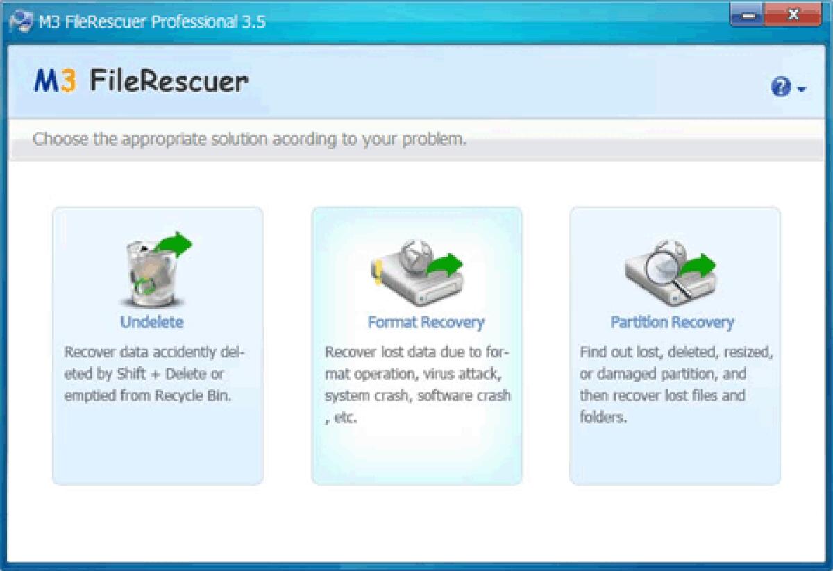 M3 FileRescuer Pro 3.5 Gratis con Licenza: Software professionale per fecuperare file, foto, documenti e immagini presi o cancellare per errore - 