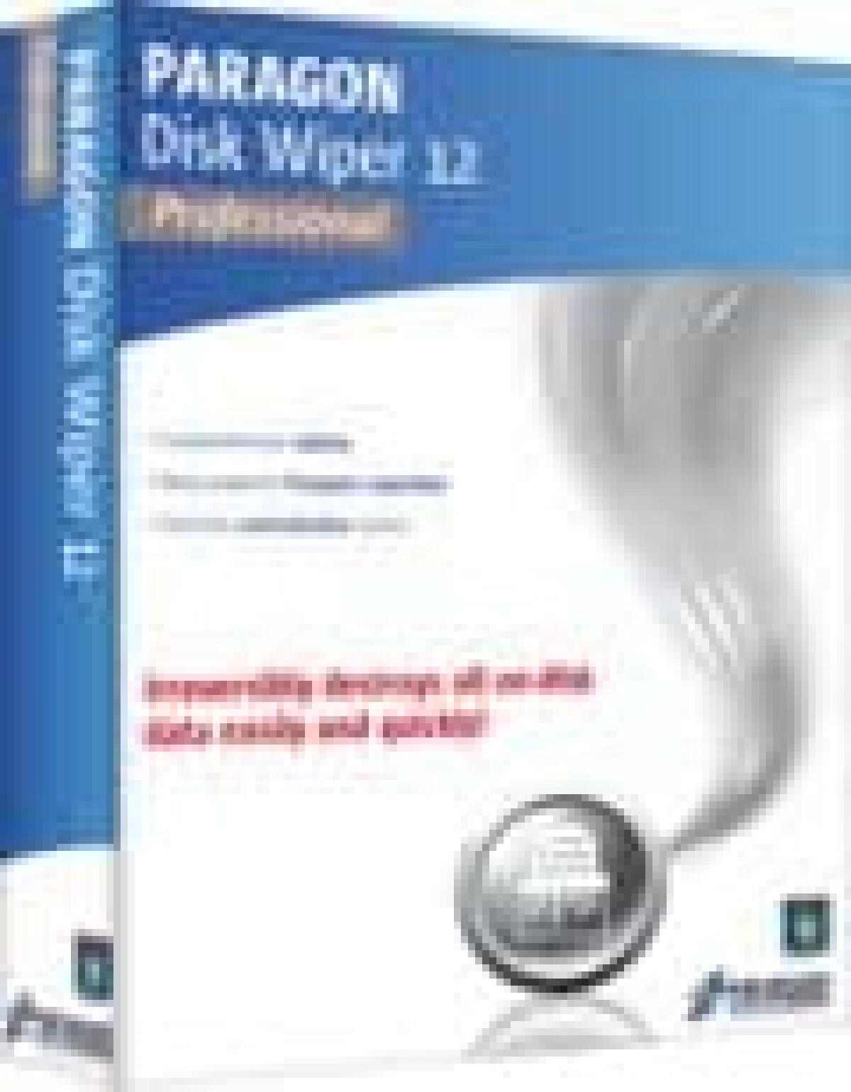 Paragon Disk Wiper 12 Compact Gratis con Licenza: Cancellare File Definitivamente per preservare la vostro Privacy [Windows] - 