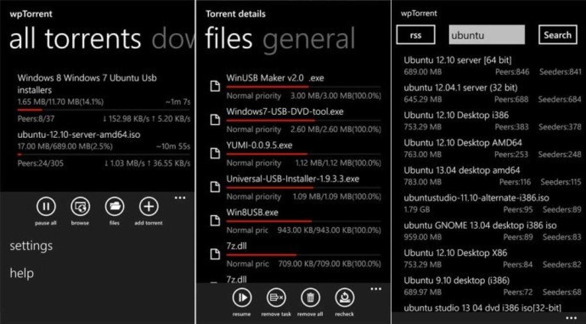 Scaricare Torrent su Windows Phone con wpTorrent - 