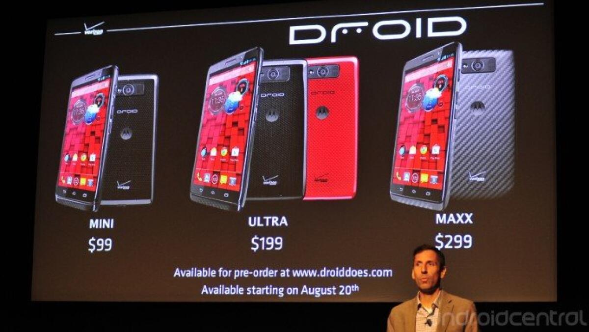 Il ritorno di Motorola: Presentati i Droid Mini, Droid Ultra e Droid Maxx [Foto e Caratteristiche Tecniche] - 