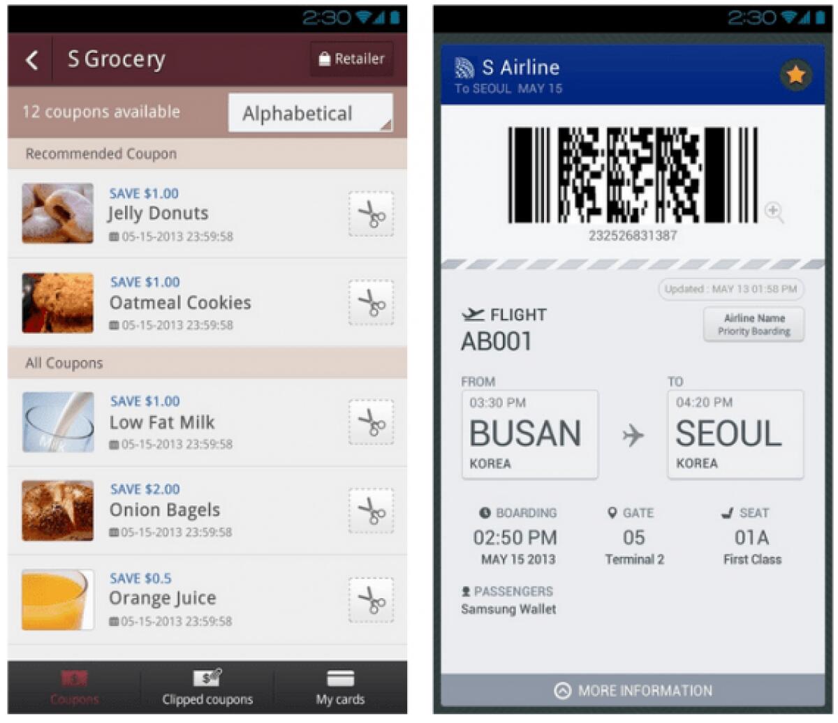Samsung Wallet: Passbook per Android - 