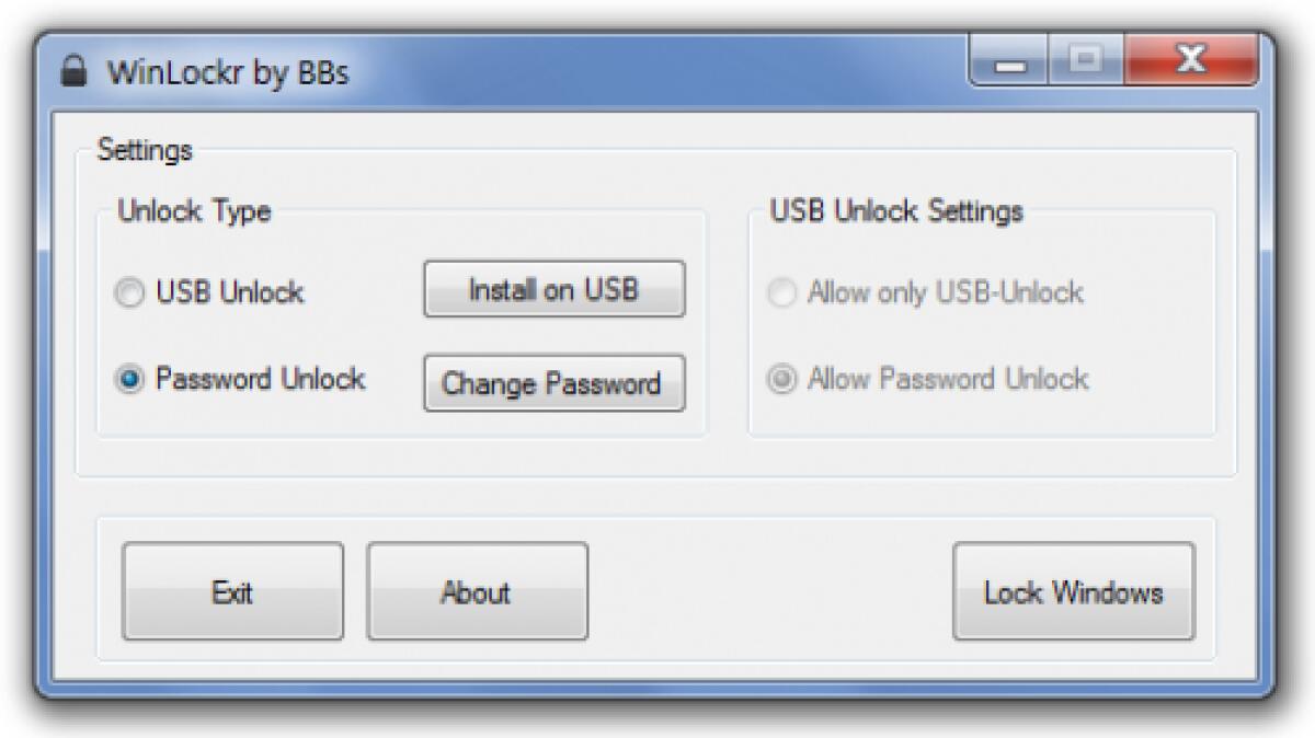 WinLockr: Sbloccare Windows tramite una Chiavetta USB aumentando la sicurezza [Windows App] - 