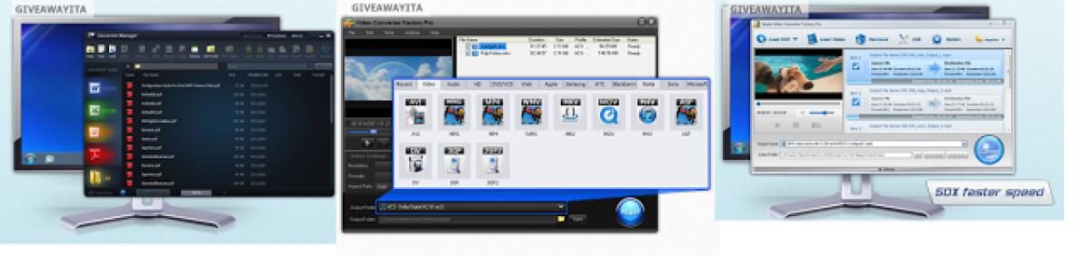 WonderFox Apple Video Converter Factory Pro, Document Manager, Video Converter Factory Pro Gratis con Licenze: 3 Software regalati da WonderFox [Windows App] - 