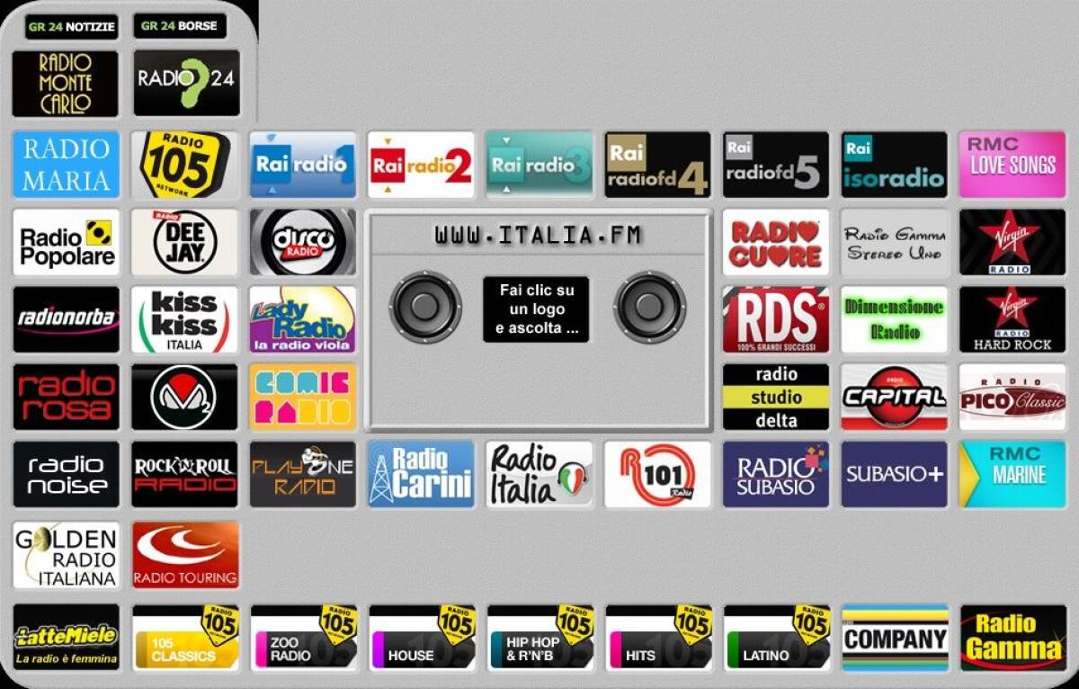 Italia.fm: Spettacolare sito Web per ascoltare tutte le Radio On-Line - 