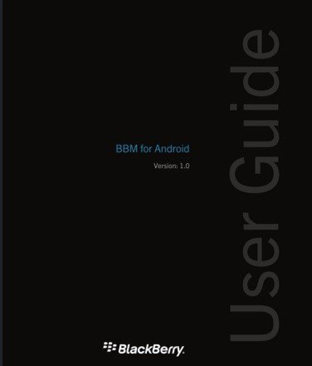 Oramai imminente il rilascio di BlackBerry Messenger per Android: Sveltato il manuale utente - 