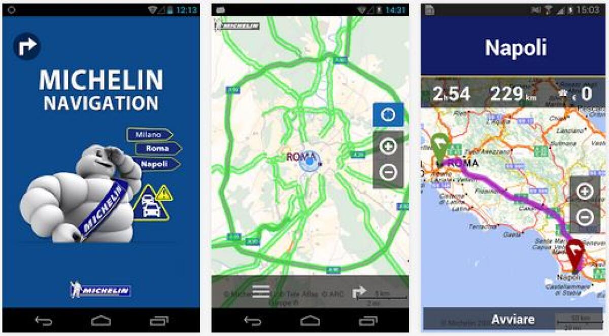 Migliori Programmi Android: Michelin Navigation - 
