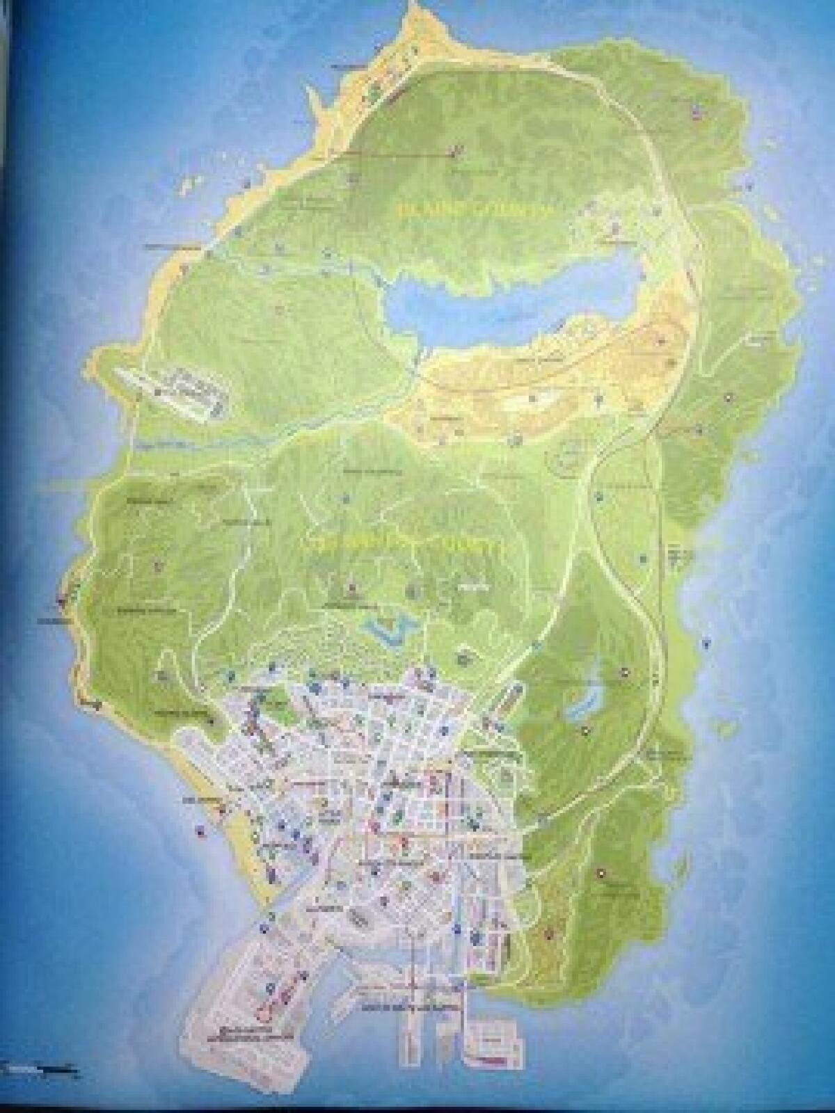 Download Mappa GTA V (Grand Theft Auto 5) per PS3 e Xbox 360 - 