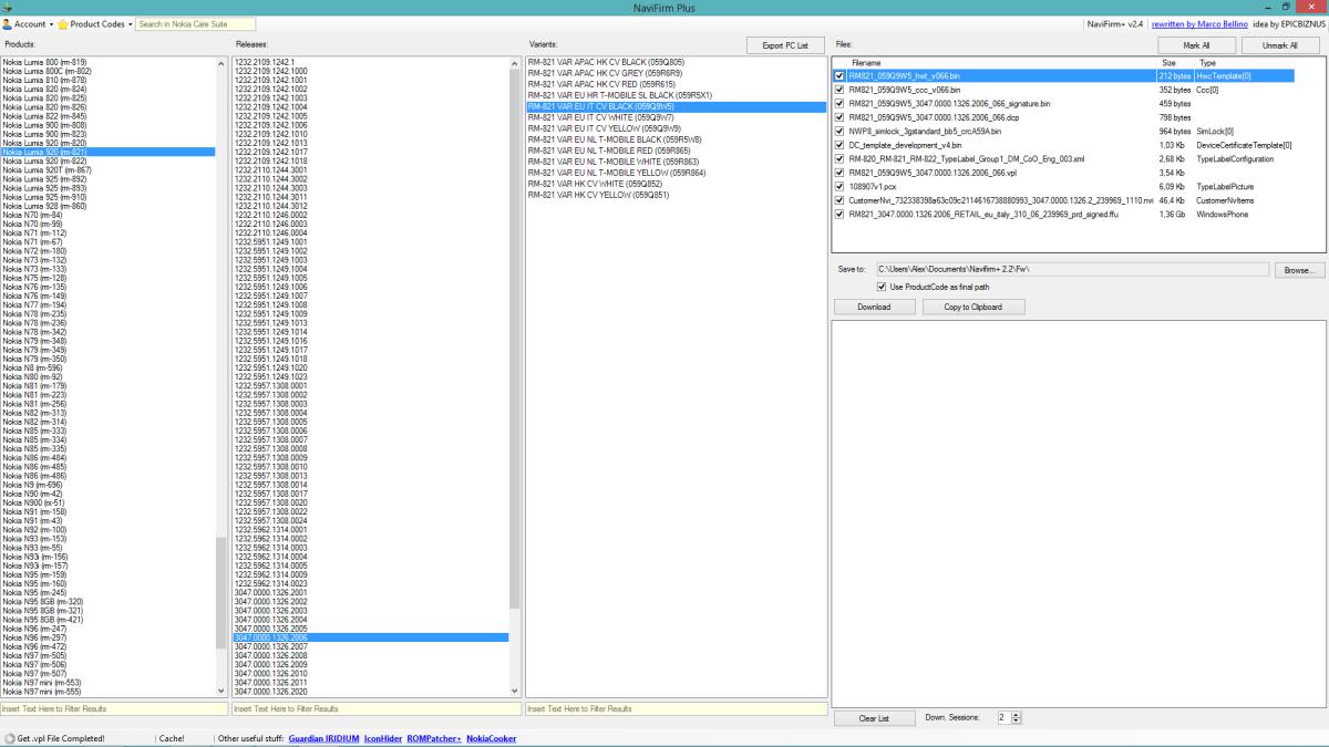 Download Firmware GDR2+Amber NO-BRAND ITA per Lumia 920 e 820  - 