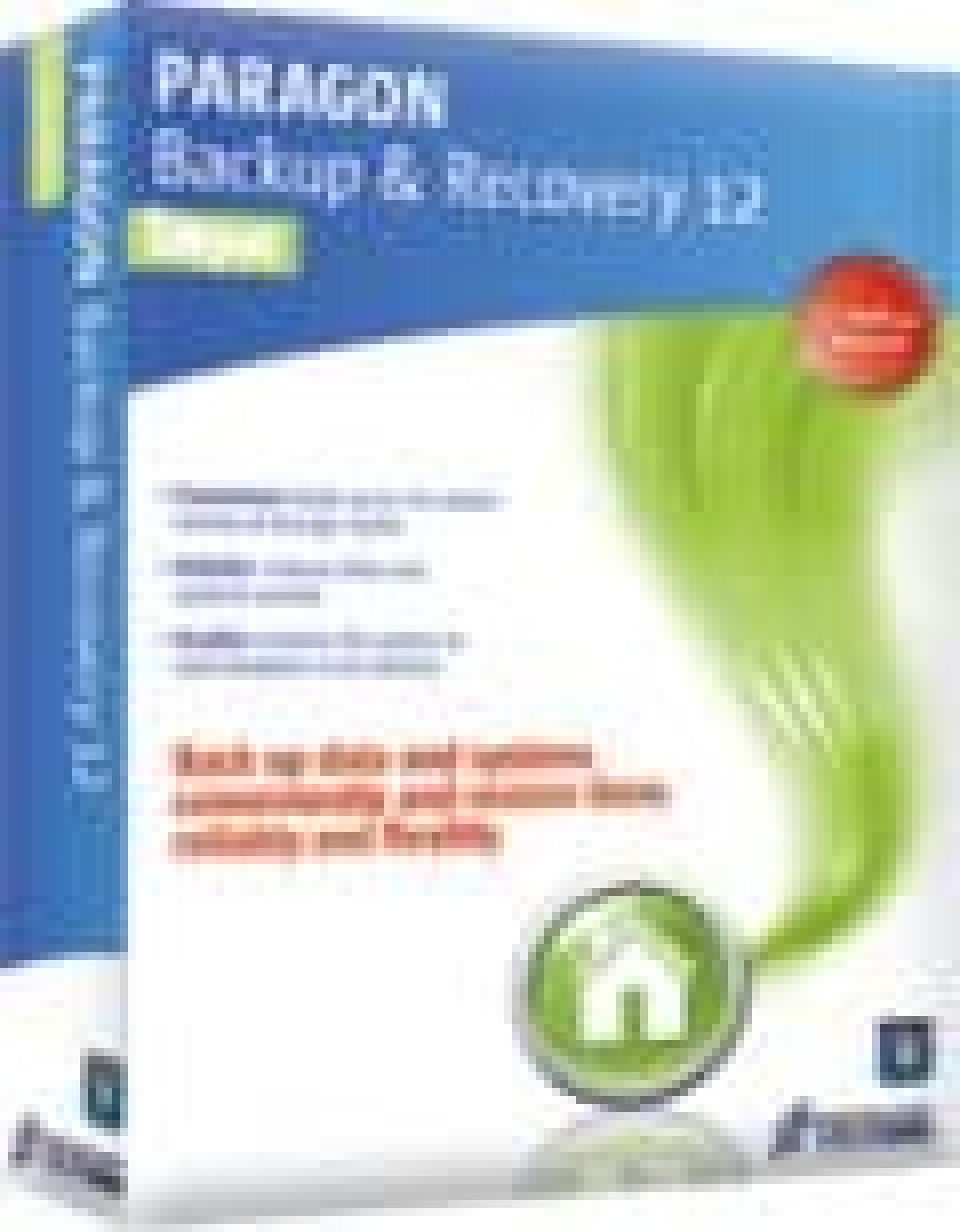 Paragon Backup and Recovery 12 Compact Eng Gratis con Licenza: Backup e Recovery completo del tuo Hard Disk su Windows - 