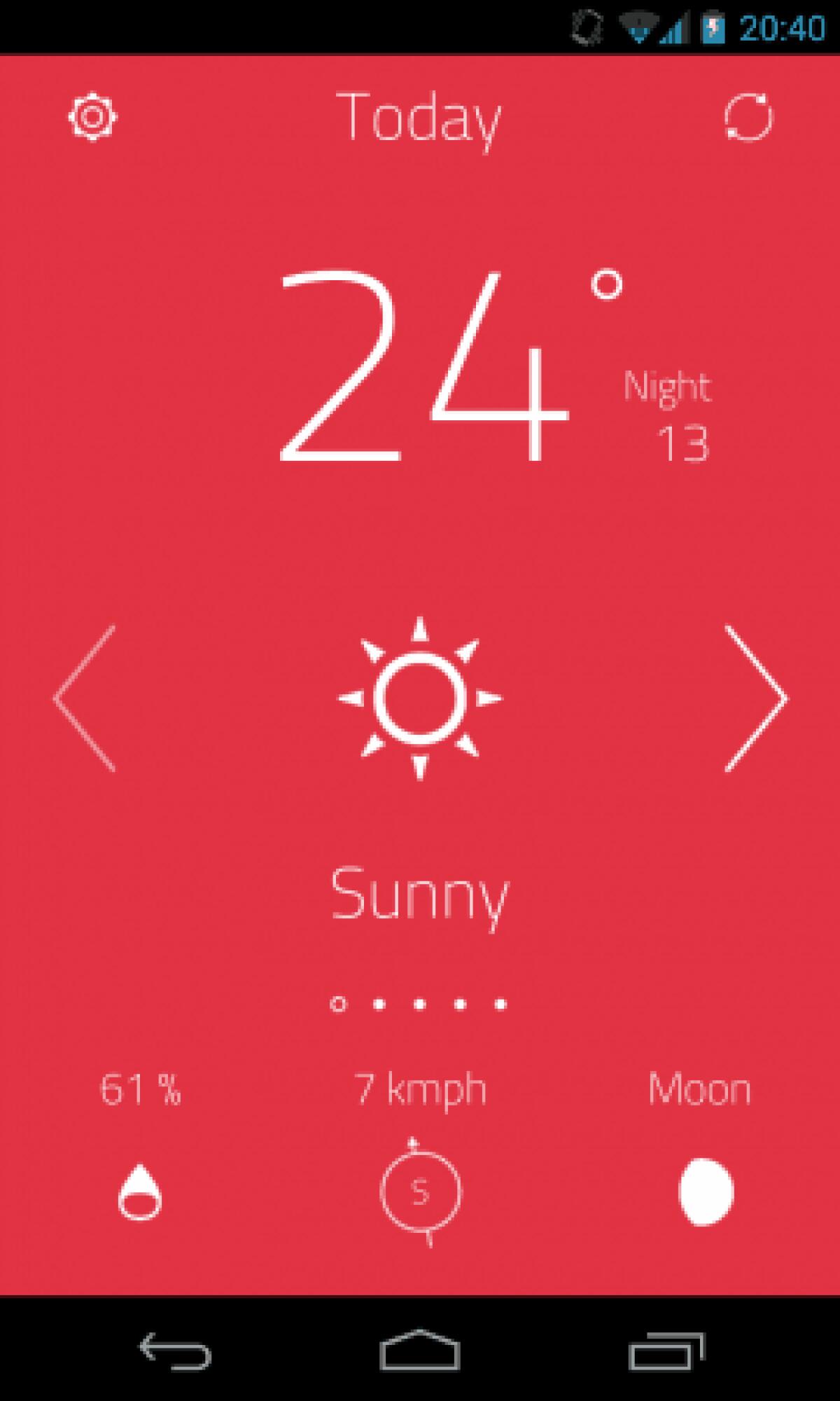 Migliori Programmi Android: oW Weather, previsioni meteo minimaliste su Android - 