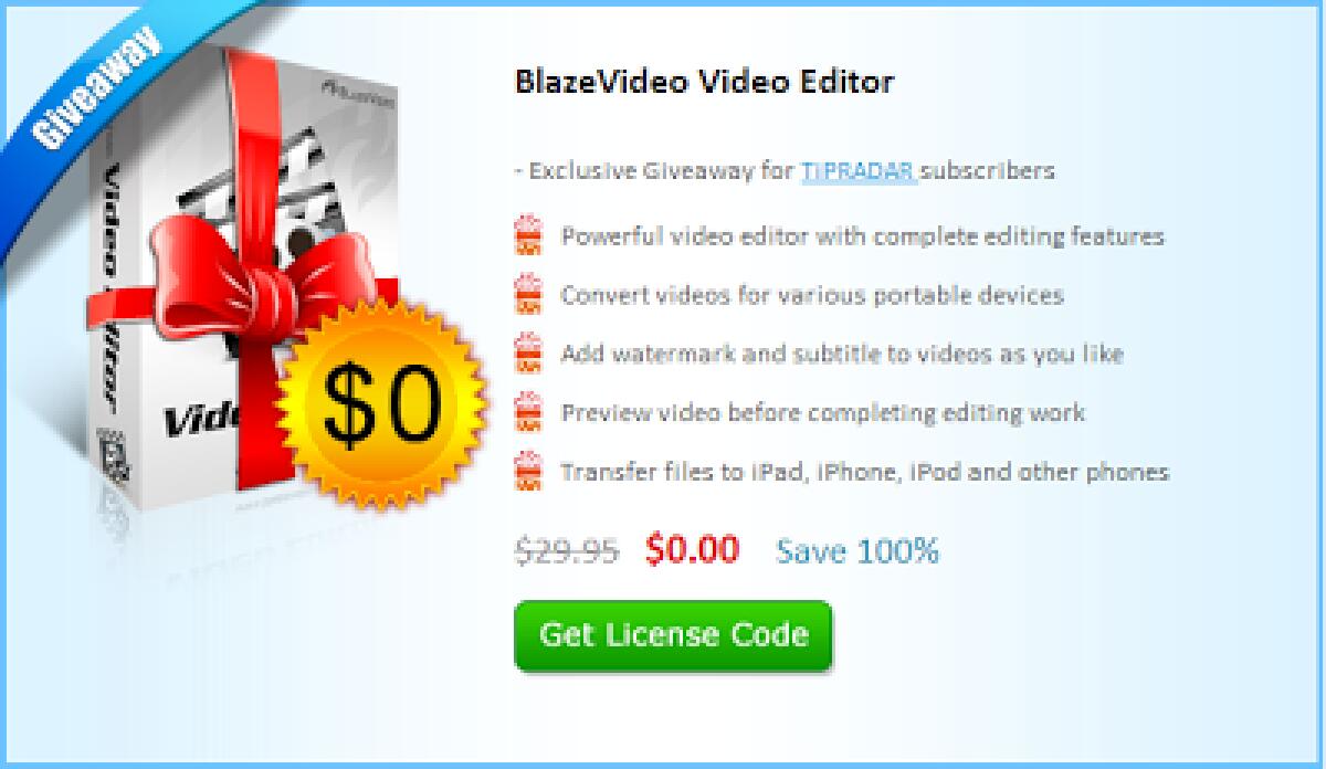 BlazeVideo Video Editor Gratis con Seriale: Ottimo Video Editor per modificare, ritagliare e convertire molti formati Video [Windows App] - 