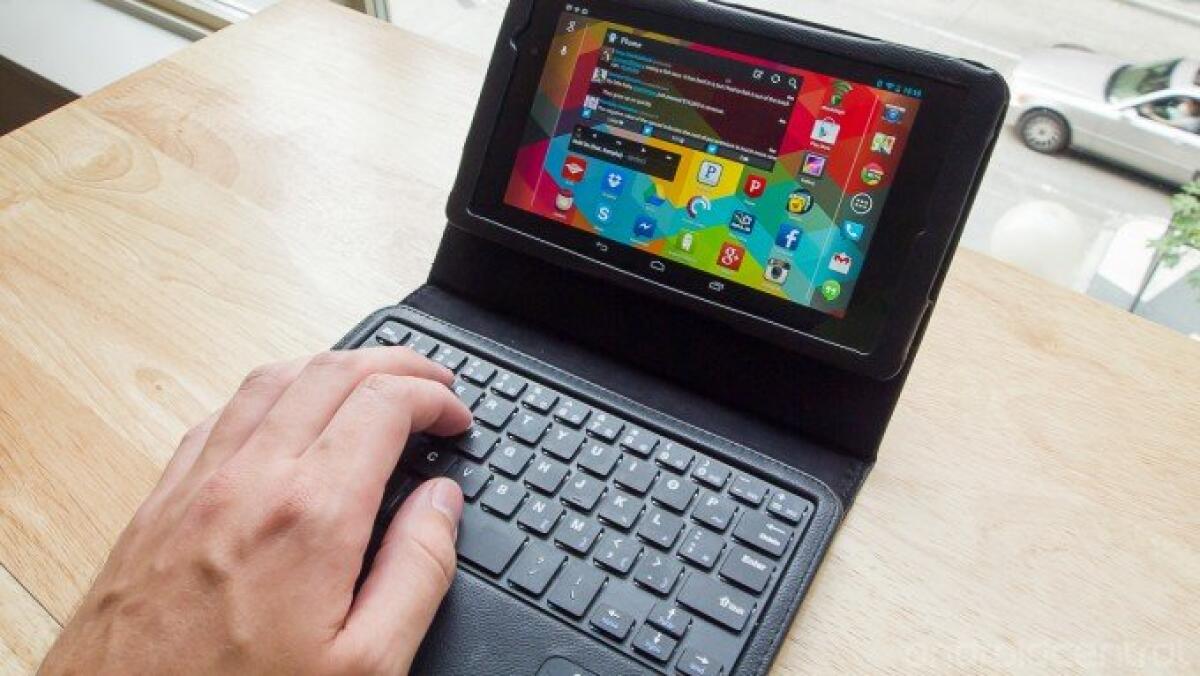 Tastiere e stand per Nexus 7 (2013): MiniSuit Keyboard Case - 