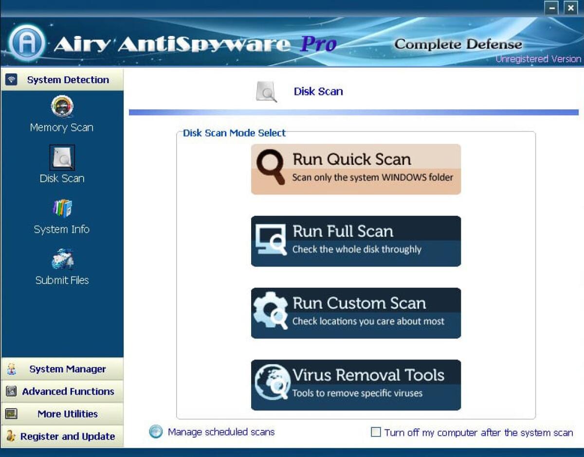 Airy AntiSpyware Pro 2013 Gratis con Licenza: Ottimo AntiSpyware per Windows - 
