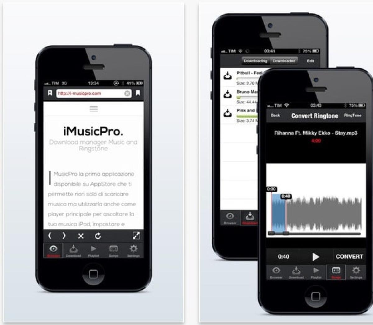 Scaricare Musica e Canzoni MP3 su iPhone, iPod e iPad con iMusicPro - 