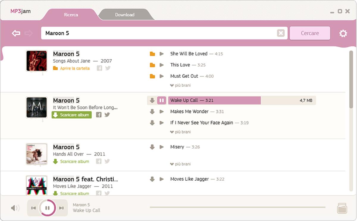 Scaricare Mp3 Gratis senza eMule con MP3JAM - 