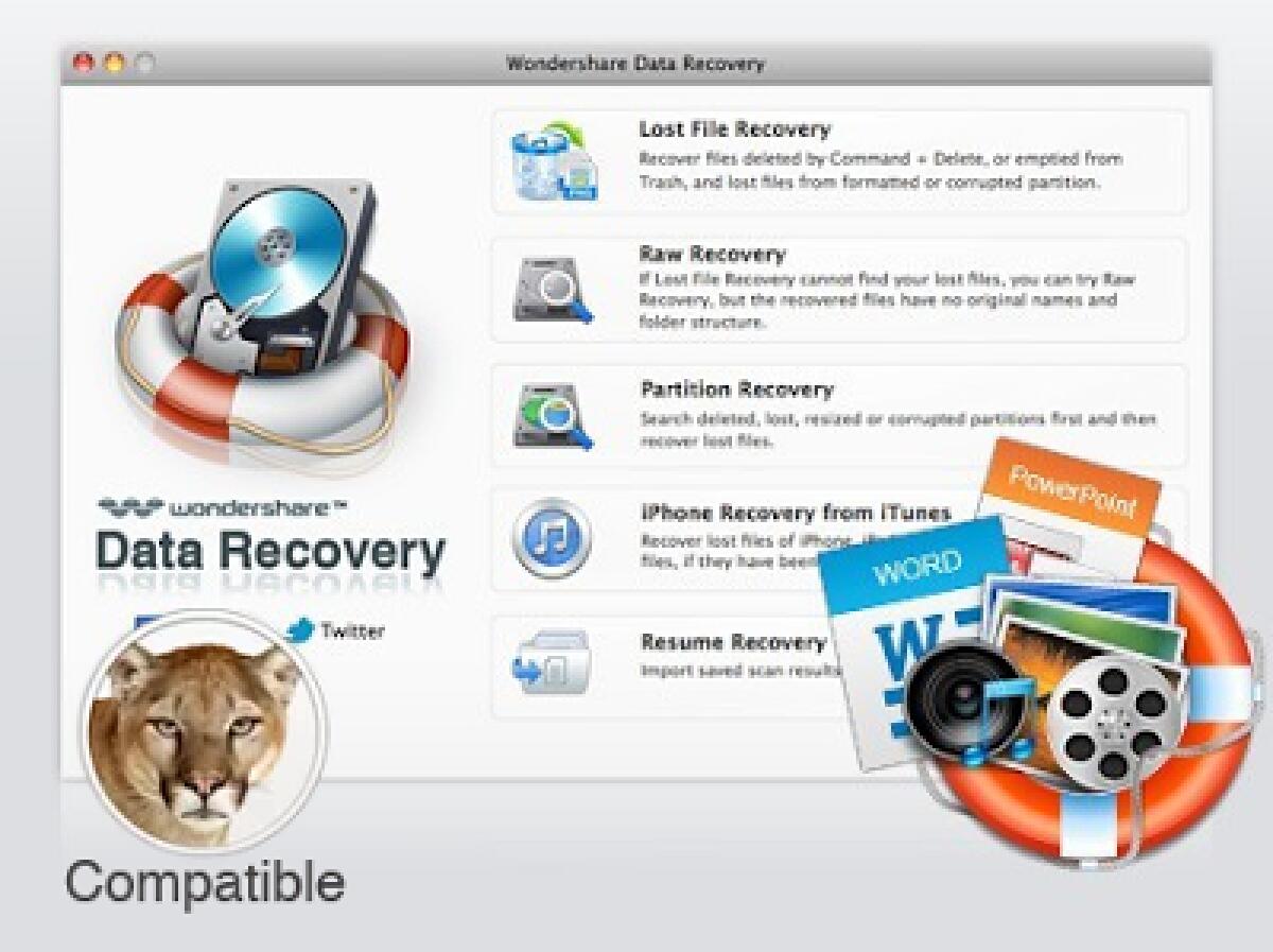 Wondershare Data Recovery for MAC Gratis con Licenza: Recupera File persi o cancellati per Errore professionalmente [MAC APP] - 