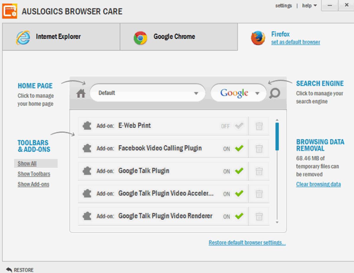 Auslogics Browser Care, il tool perfetto per ripulire tutti i tuoi browser internet - 