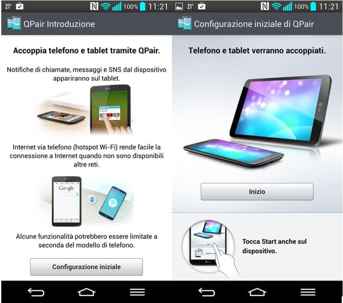 Download QPair di LG per tutti gli smartphone e tablet Android - 