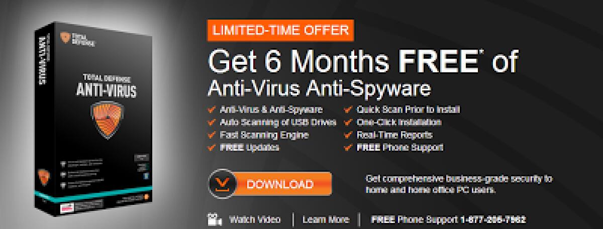 Total Defense Antivirus Gratis con Licenza di 6 Mesi: Ottimo AntiVirus Gratis per Windows - 