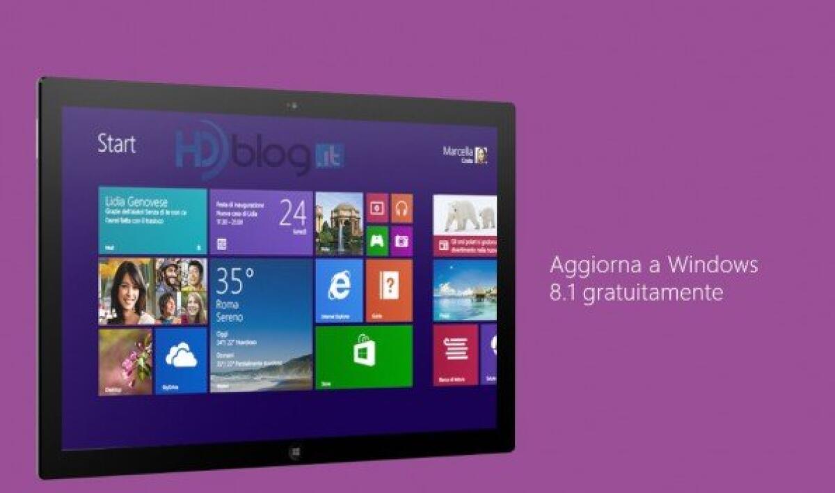 È ora disponibile Windows 8.1 per tutti i PC - 