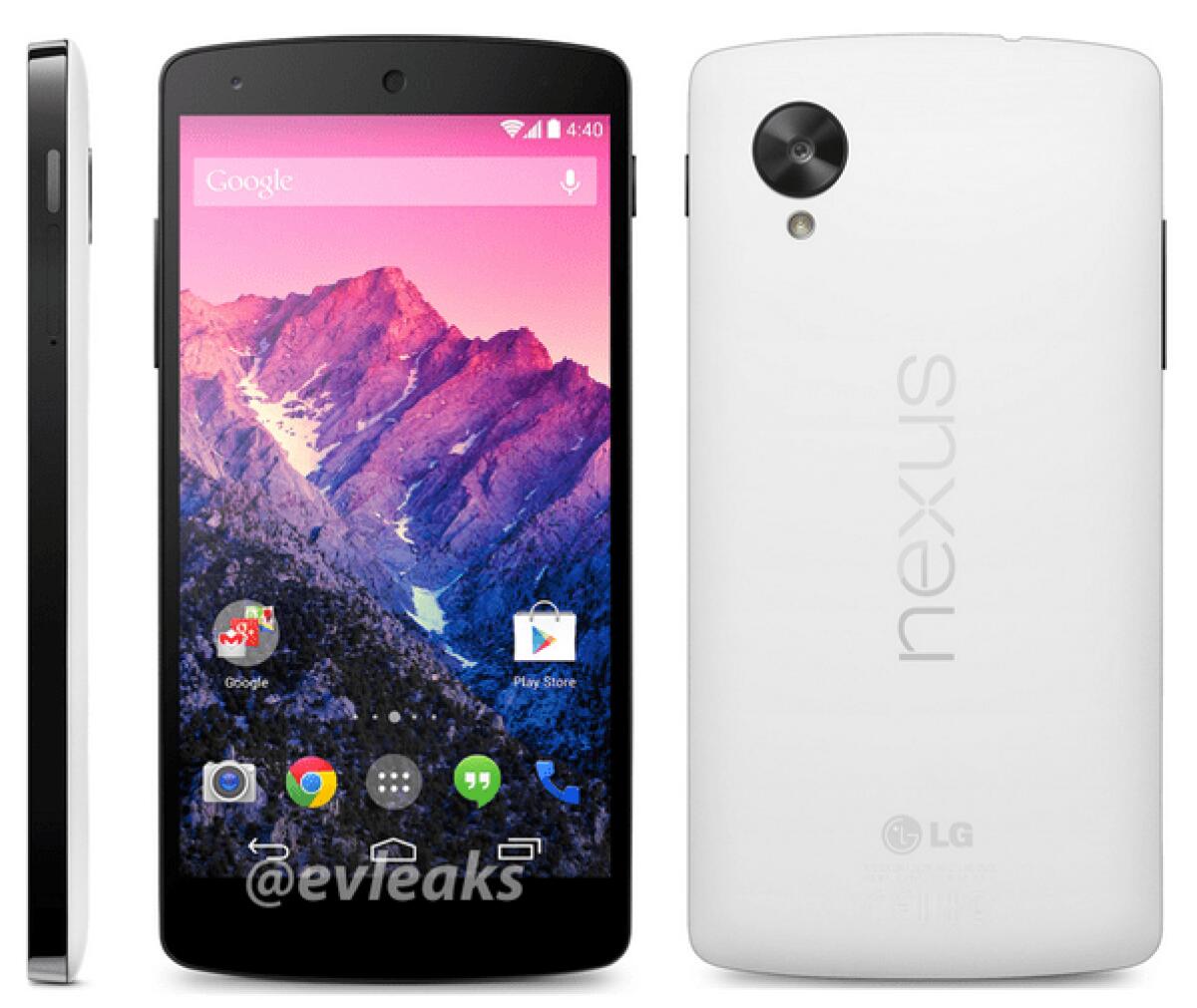 Il Nexus 5 uscirà l'1 Novembre: Ecco le foto della versione Bianca e Nera - 