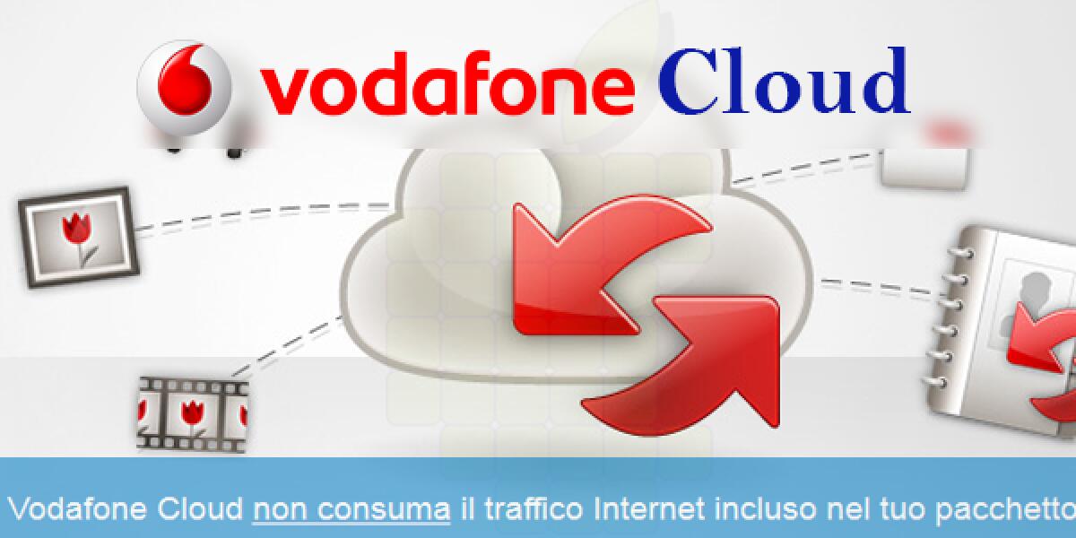 Vodafone Cloud: 5GB di spazio cloud gratis per i clienti - 