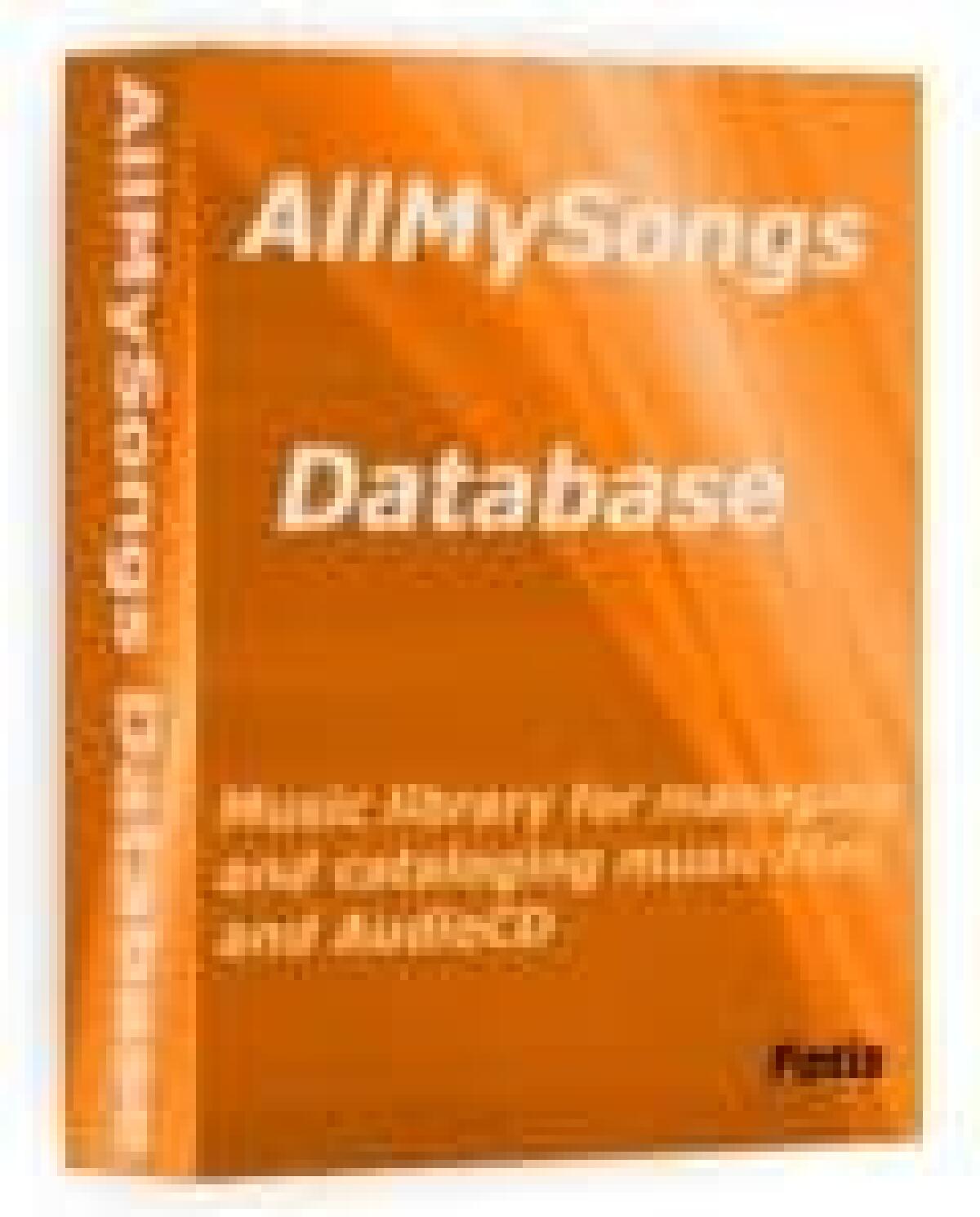 AllMySongs Database 2.3 Gratis con Licenza: Organizza la tua raccolta MP3 facilmente [Windows App] - 
