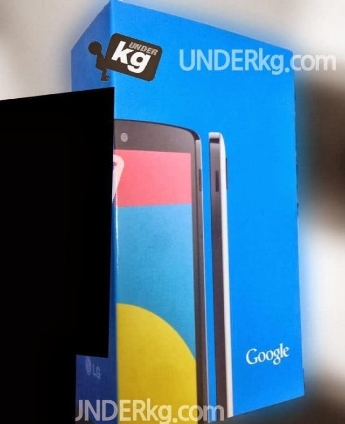 Ecco la scatola di vendita del Nexus 5: Confermate 2 versioni con la colorazione Bianca - 