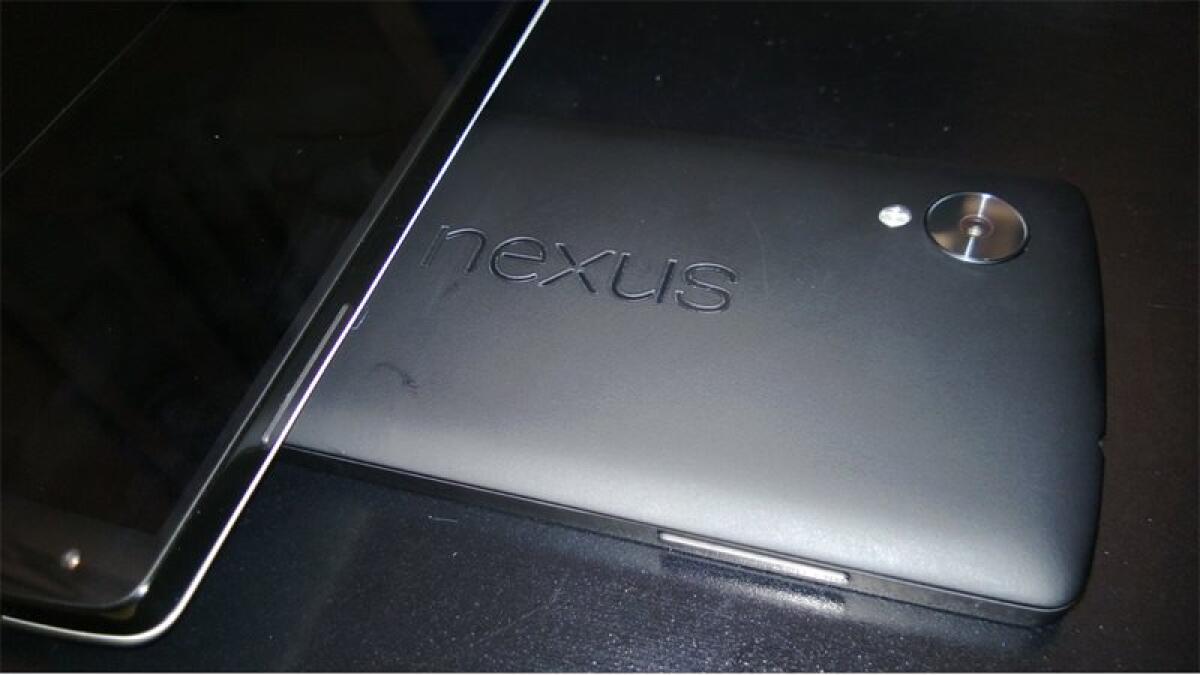 Ecco il Nexus 5 di LG e Google mostrato in una nuova foto dal vivo - 
