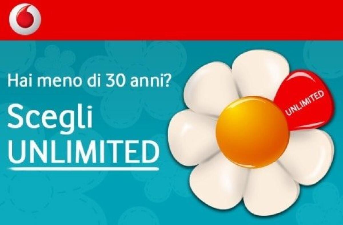 Vodafone Scegli UNLIMITED: la migliore tariffa telefonica per chi ha meno di 30 anni! - 