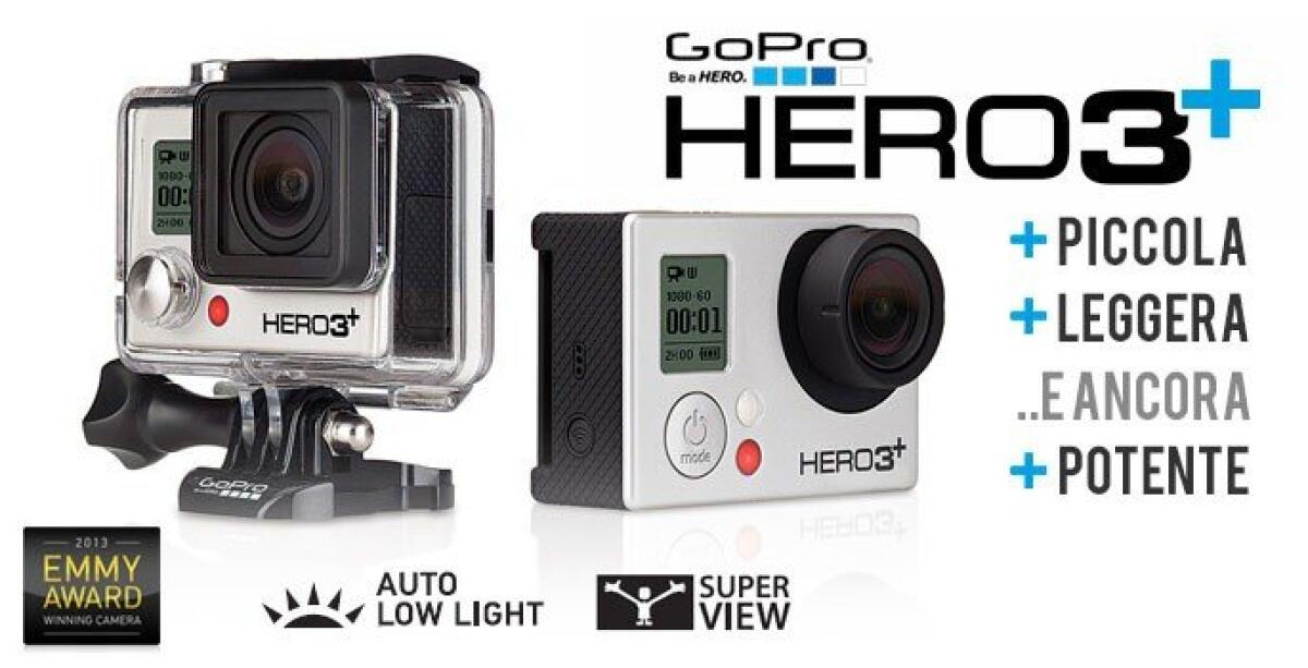 GoPro Hero3+: Aggiornata tutta la linea delle famose action camera - 