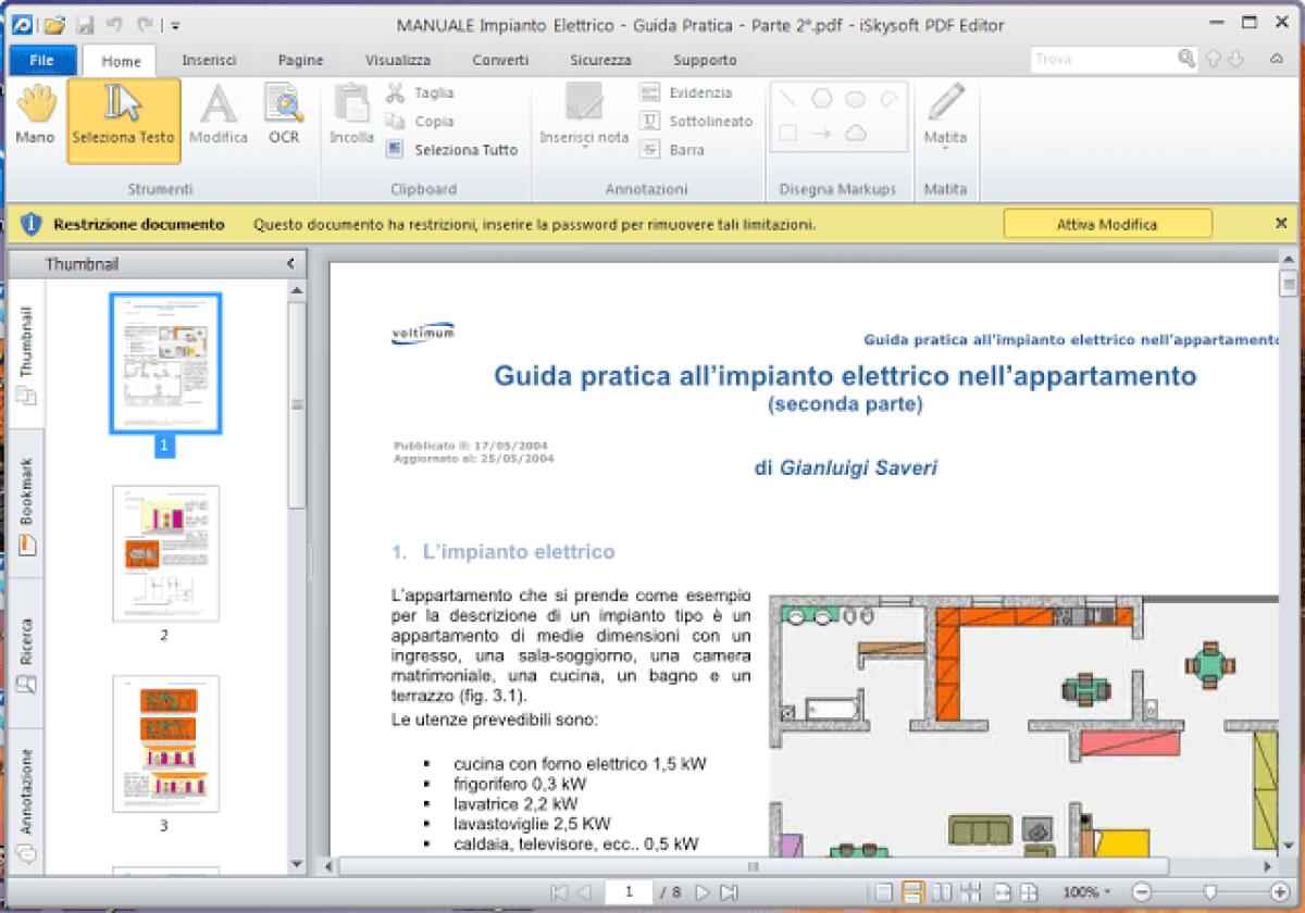 iSkysoft PDF Editor 2 Gratis: Modificare ed Editare PDF facilmente e velocemente [Windows App] - 