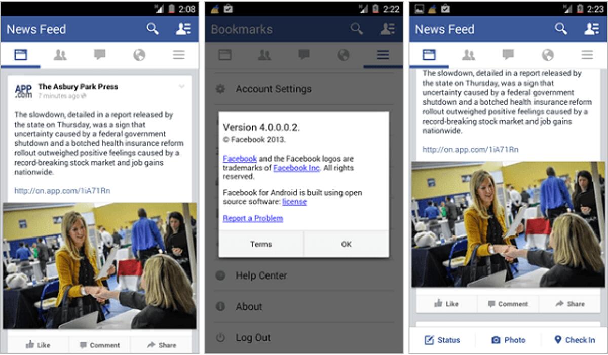 Download APK Facebook 4.0: Ecco la nuovissima e rivoluzionaria versione di Facebook in ANTEPRIMA - 