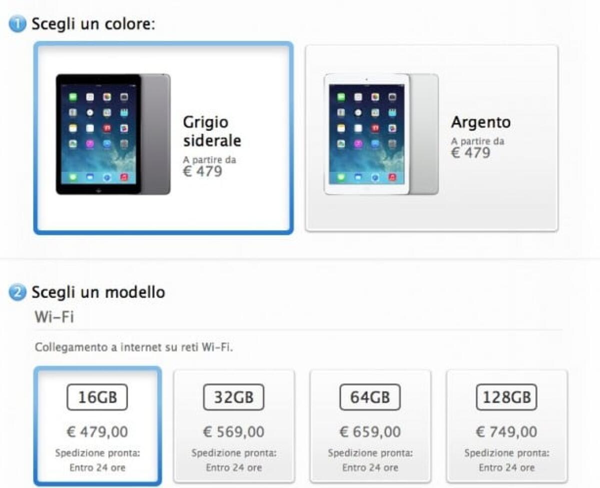 Apple iPad Air arriva oggi in Italia: già disponibile all'acquisto - 