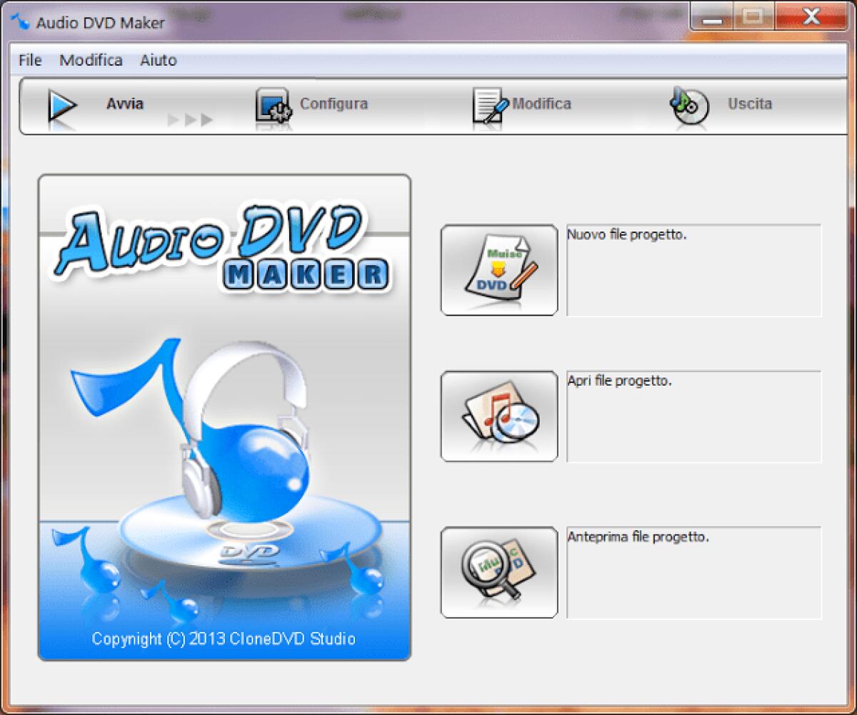 Audio DVD Maker gratis: Estrarre Audio da DVD e creare DVD Musicali facilmente su Windows - 
