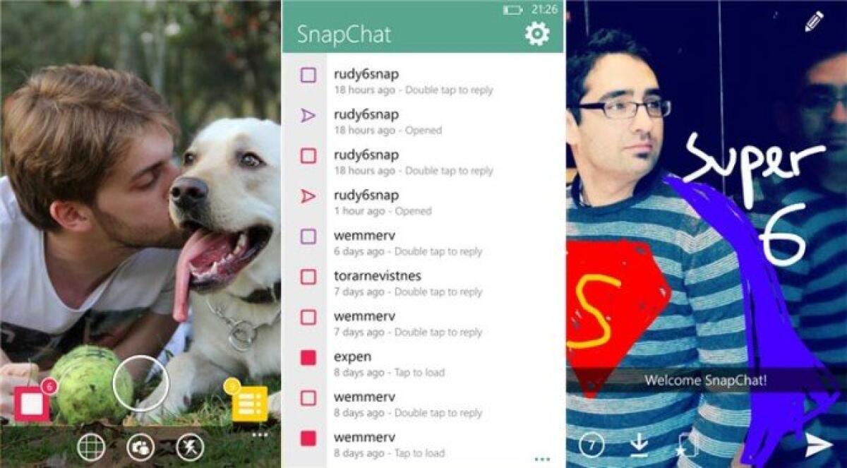 6snap: ecco come usare Snapchat anche su Windows Phone 8 - 