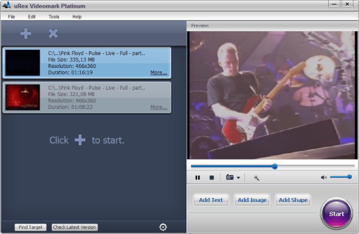 uRex Videomark Platinum Gratis: Applicare Watermark e filigrane sui vostri Video per non farli copiare [Windows App] - 