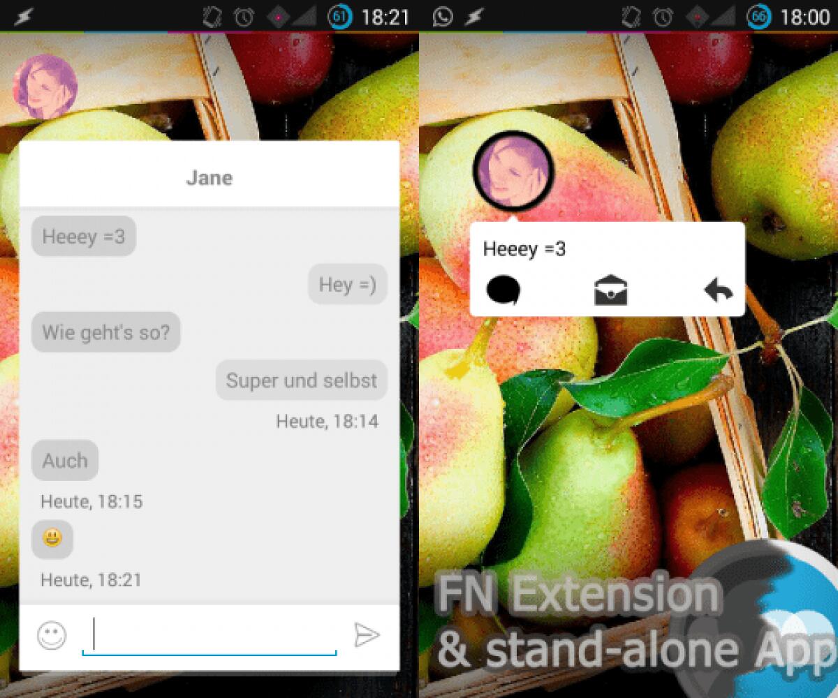 Notifiche di WhatsApp in stile Chat Heads su Android - 