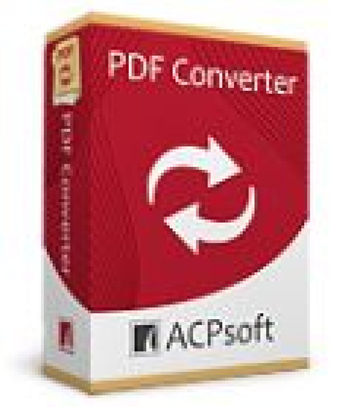 ACPsoft PDF Converter 2.0 Gratis: Convertire PDF in Word (DOC), TXT ed HTML [Windows App] - 