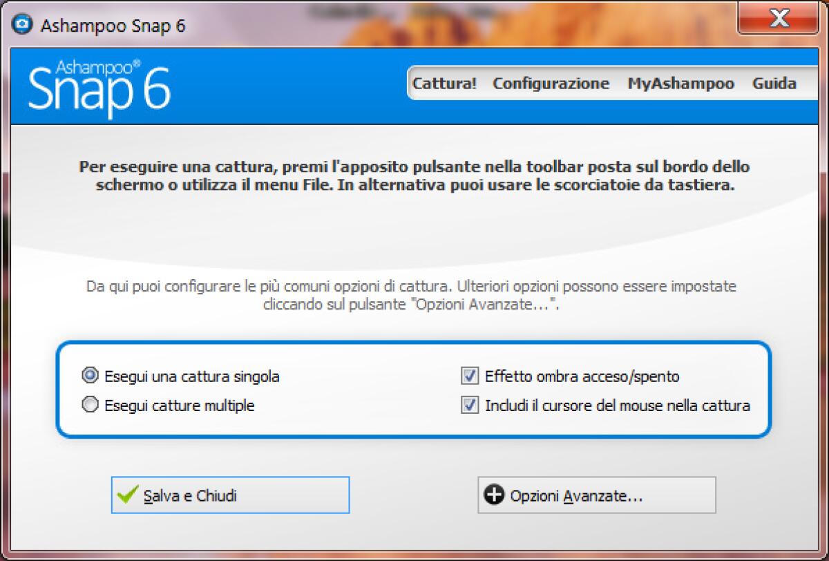 Ashampoo Snap 6 gratis: Il miglior programma per registrare lo schermo del PC e fare screenshot su Windows - 